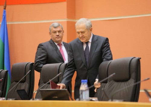 Владимир Булавин (справа) познакомил Сергея Гапликова с руководством Коми.